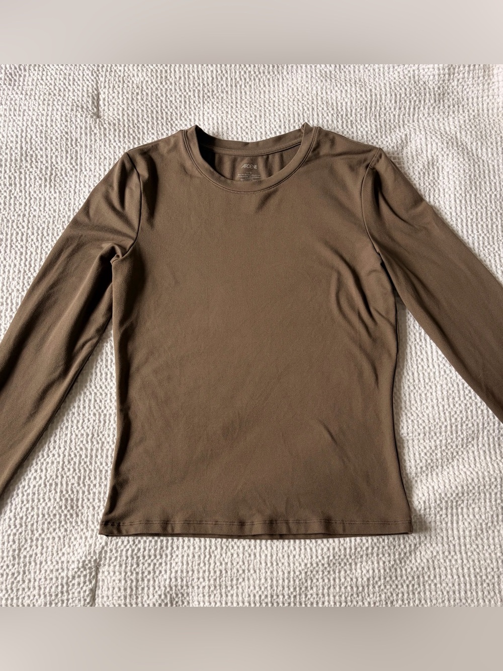 Ardene athletic brown long sleeve top